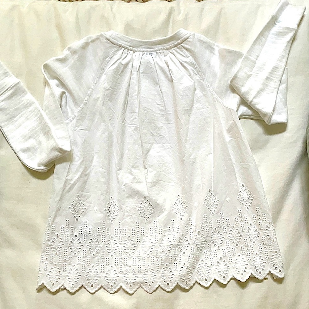 J. Crew Eyelet Sweatshirt